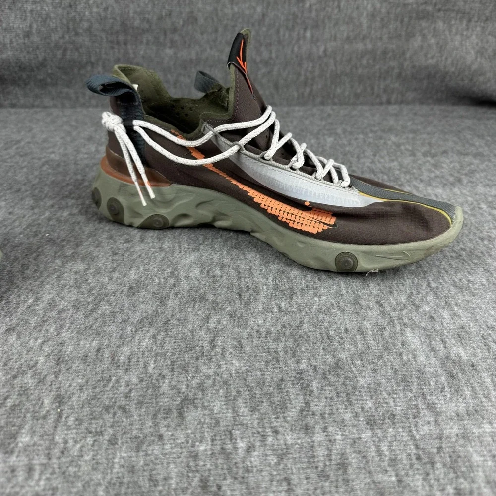 Nike React Runner ISPA Shoes Mens‎ Size 10.5 Brown Low Top Sneakers AR8555-200